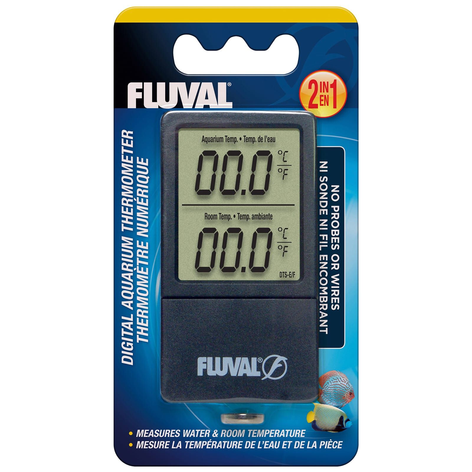 Fluval 2-in-1 Digital Aquarium Thermometer